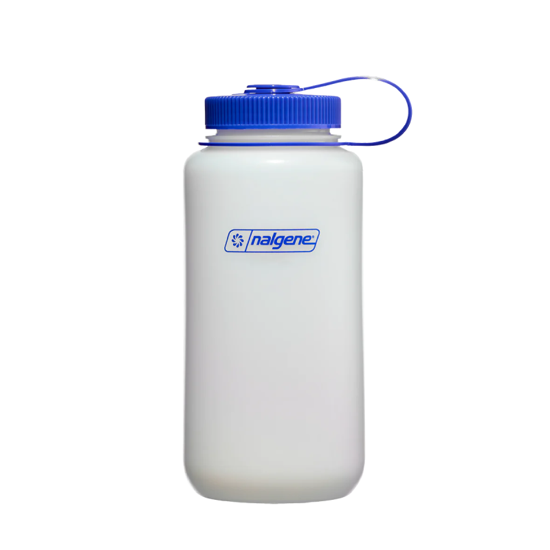 Nalgene 32oz Wide Mouth HDPE Water Bottle front view