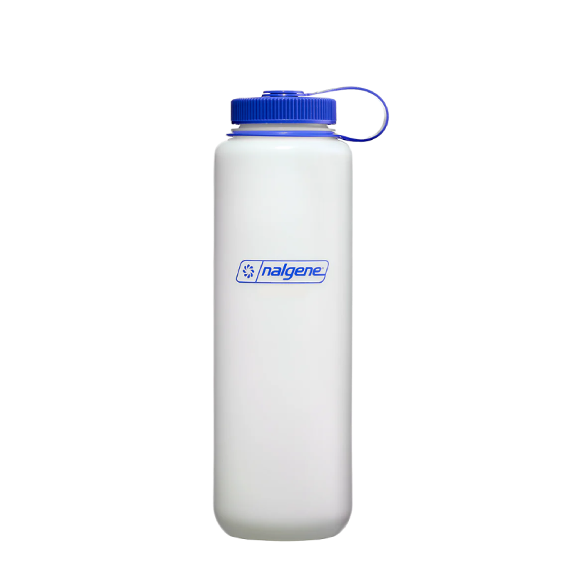 Nalgene 48oz Wide Mouth HDPE Water Bottle front view