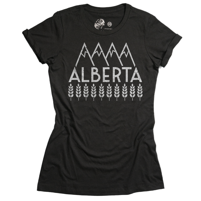 Explore Alberta Tee - Black (Womens)