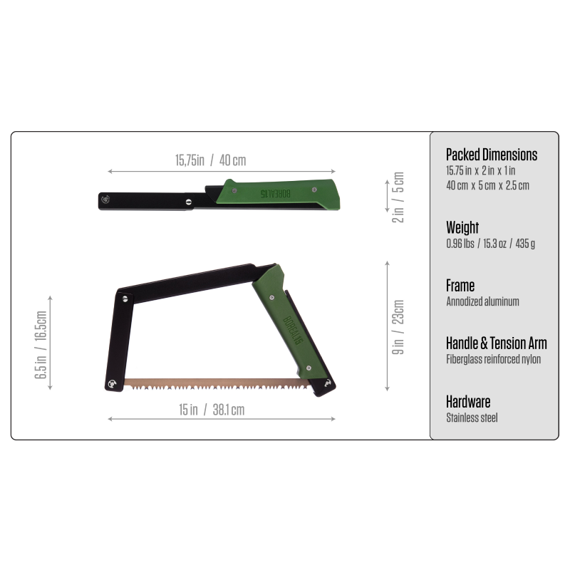 Boreal 15" Bow Saw