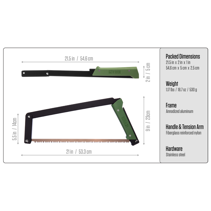 Boreal 21" Bow Saw