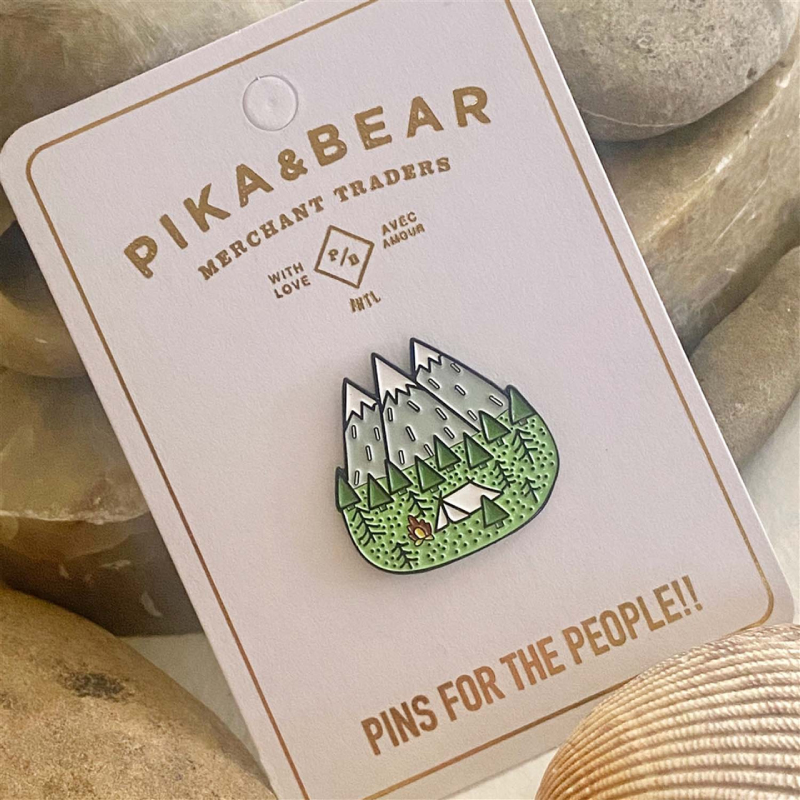 Gone Campin' Lapel Pin