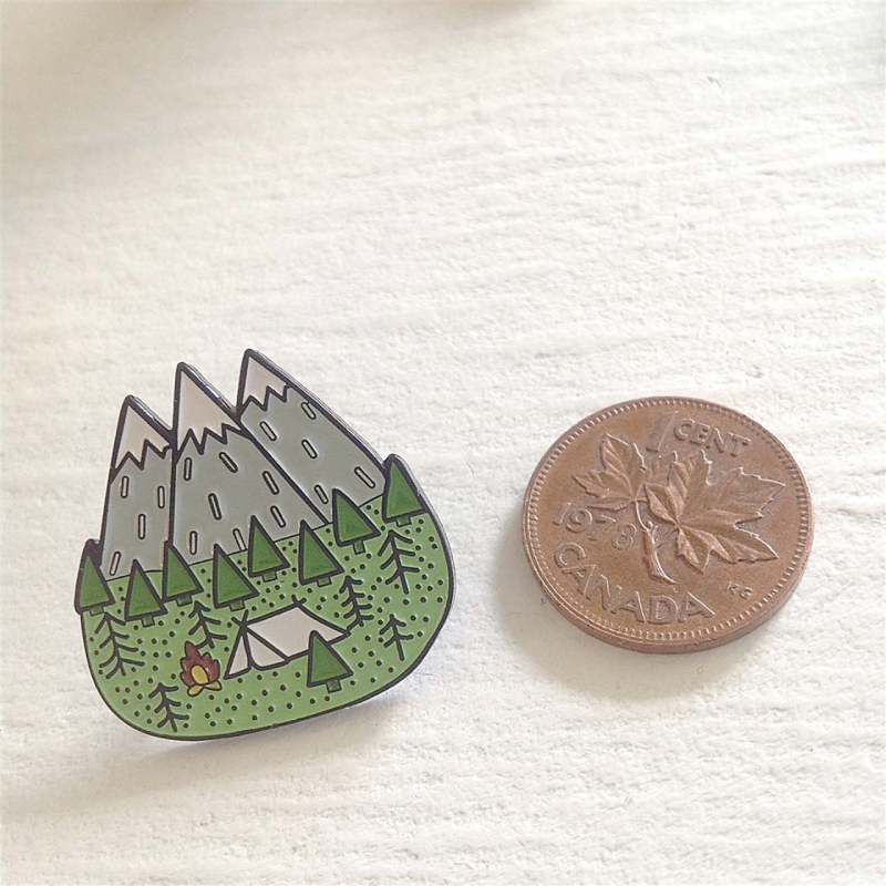 Gone Campin' Lapel Pin