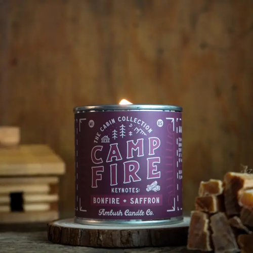 Campfire - Bonefire + Saffron 8oz Soy Candle