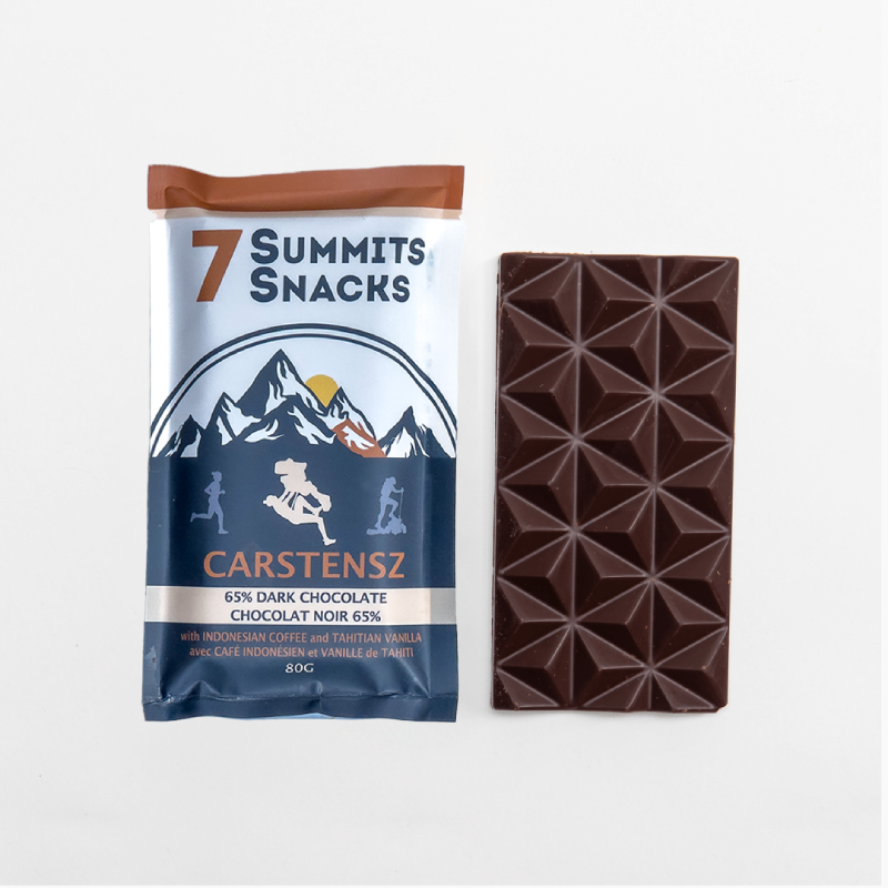Carstensz Dark Chocolate, Espresso and Vanilla Superfood Bar 80g