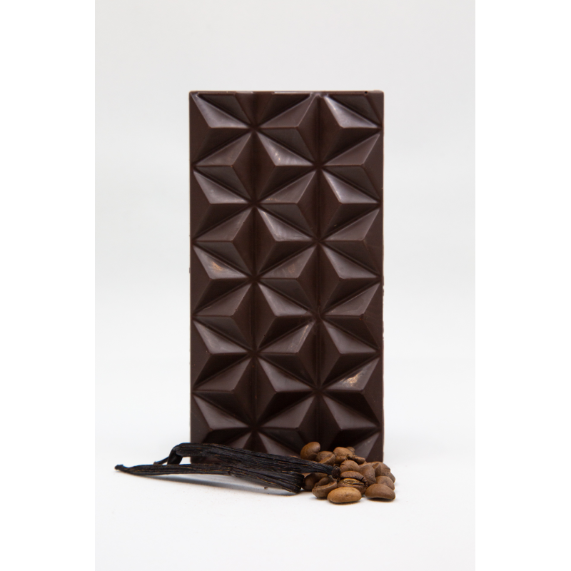 Carstensz Dark Chocolate, Espresso and Vanilla Superfood Bar 80g