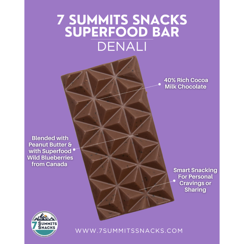 Denali Superfood Milk Chocolate Bar 80g