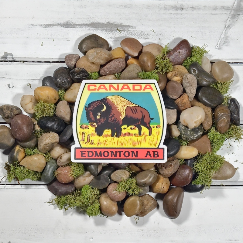 Edmonton Bison Sticker