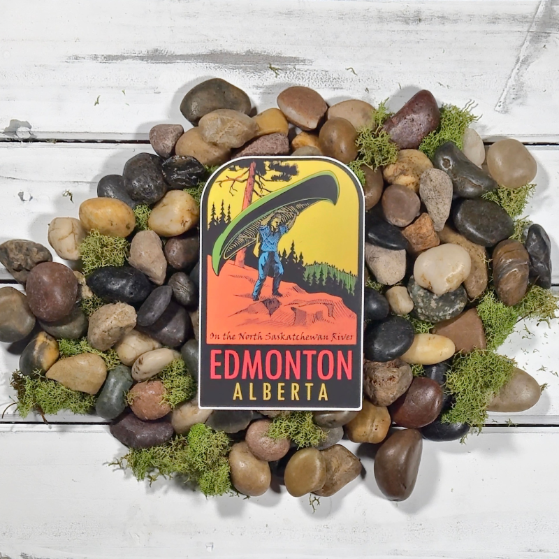 Edmonton Canoe Portage Sticker