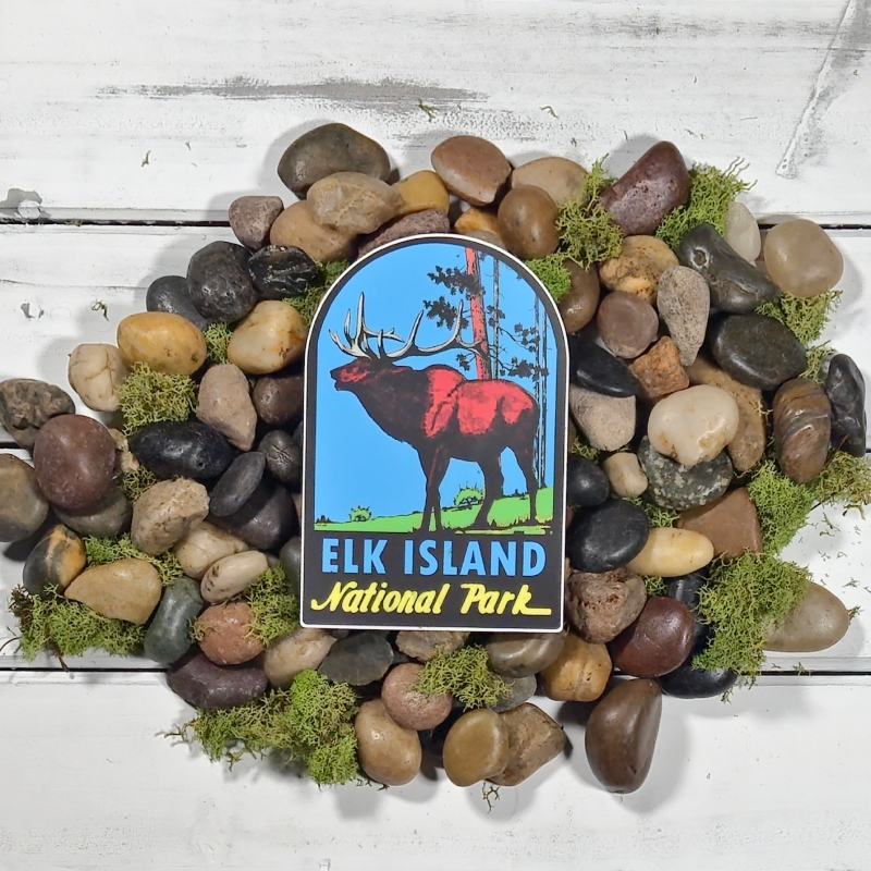 Elk Island Sticker