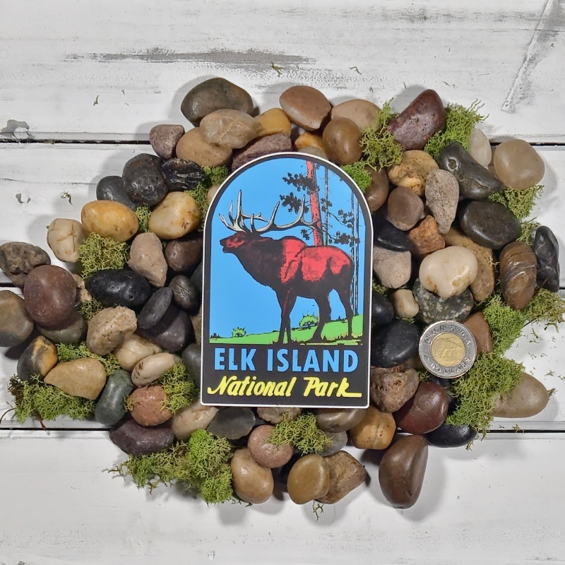 Elk Island Sticker