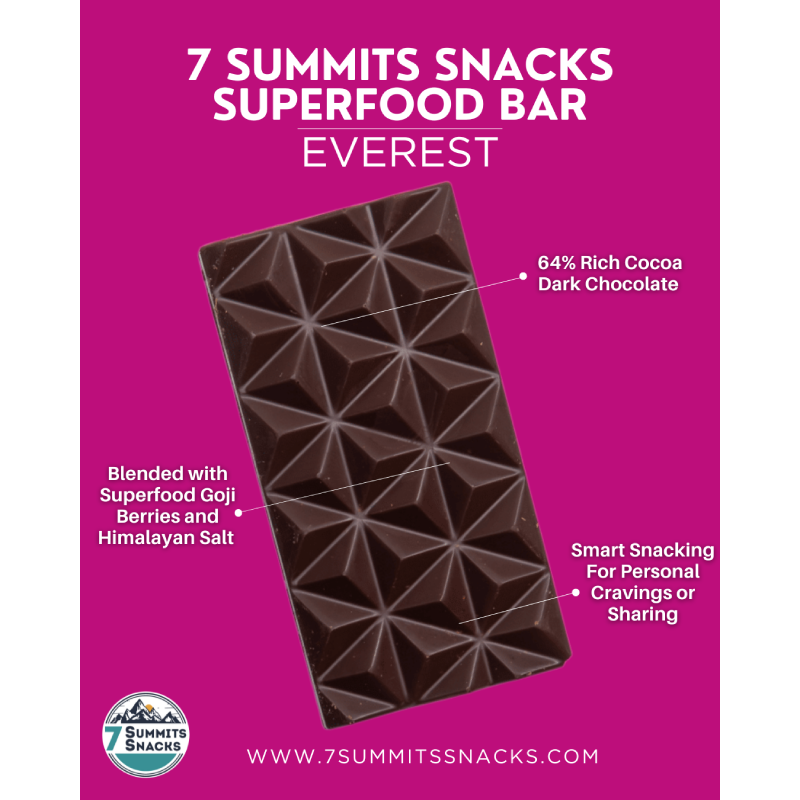Everest Superfood Dark Chocolate Bar 80g