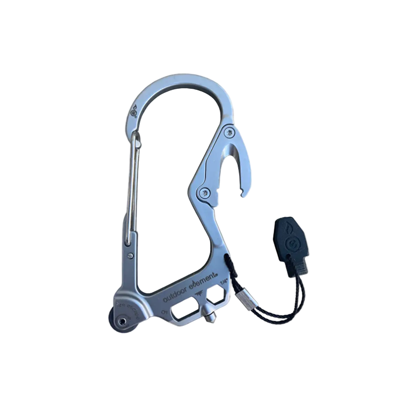Outdoor Elements Fire Escape Biner Silver