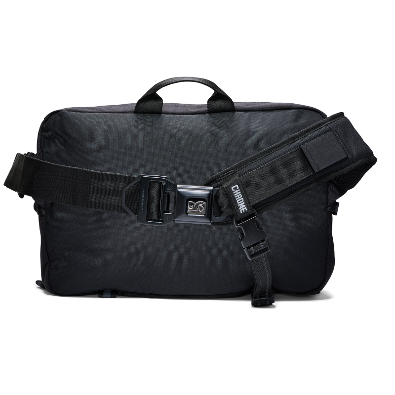Chrome Cadet Max sling bag with seatbelt buckle closure