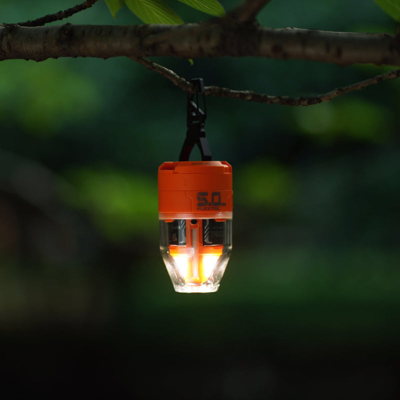 Rechargeable camping air pump with lantern function