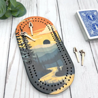 Wilderness Mini Travel Cribbage Board