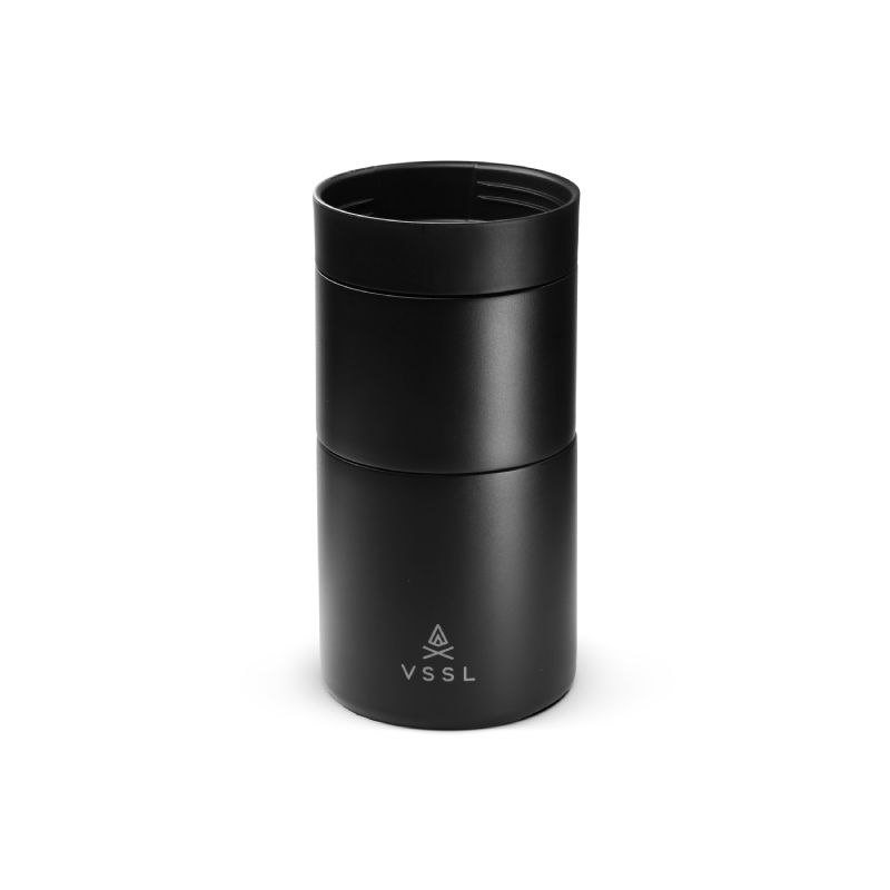 VSSL Nest Pour Over Set with mug and dripper in Black