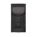 Chrome Large Phone Pouch in black rugged nylon