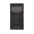 Chrome Large Phone Pouch in black rugged nylon