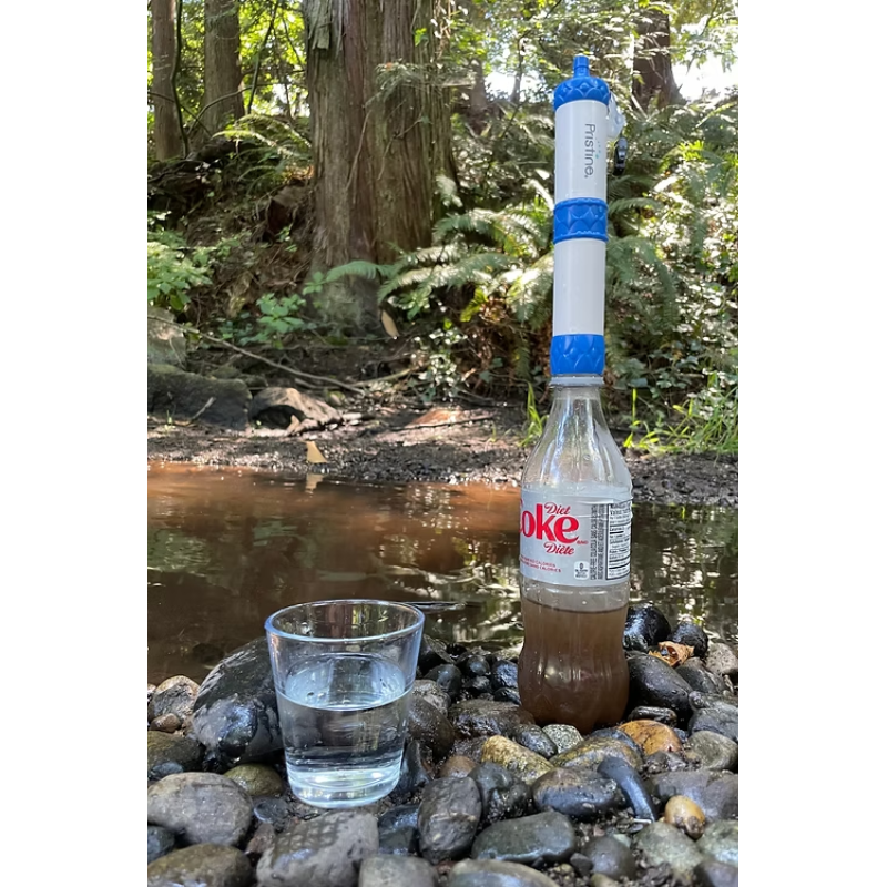 Pristine Straw with Pump Function ultralight water filter