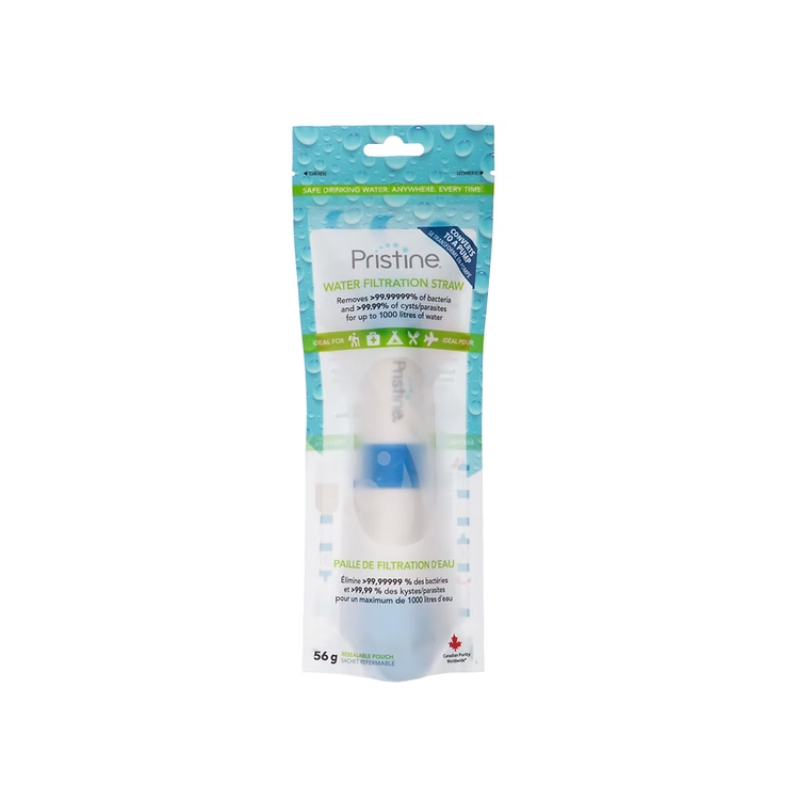Pristine Straw with Pump Function ultralight water filter