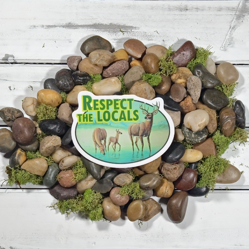 Respect the Locals Sticker