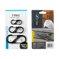 S-Biner® SlideLock® Black Stainless Steel 3pk