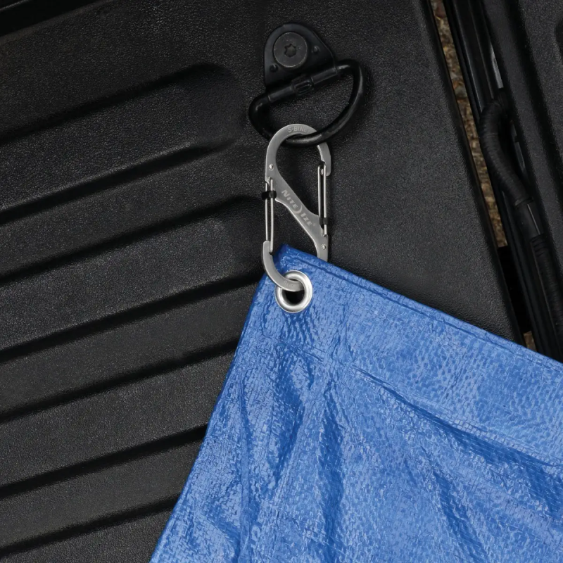 S-Biner® SlideLock® Black Stainless Steel 3pk