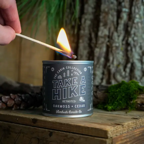 Take A Hike - Oakmoss + Cedar 8oz Soy Candle