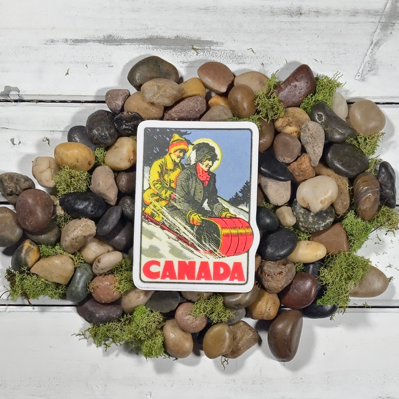 Canada Toboggan Sticker