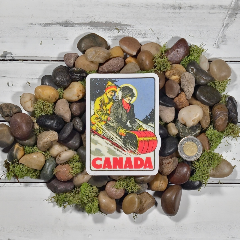 Canada Toboggan Sticker