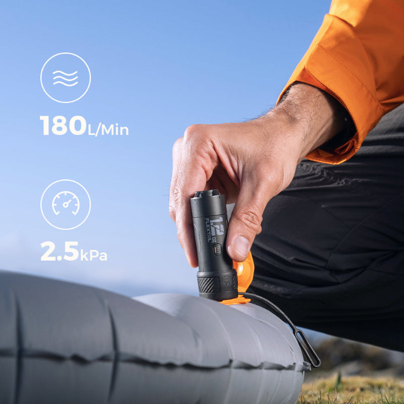Flextail Zero Pump inflating backpacking sleeping pad