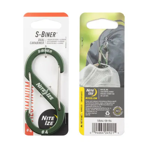 #4 S-Biner Aluminum Dual Carabiner