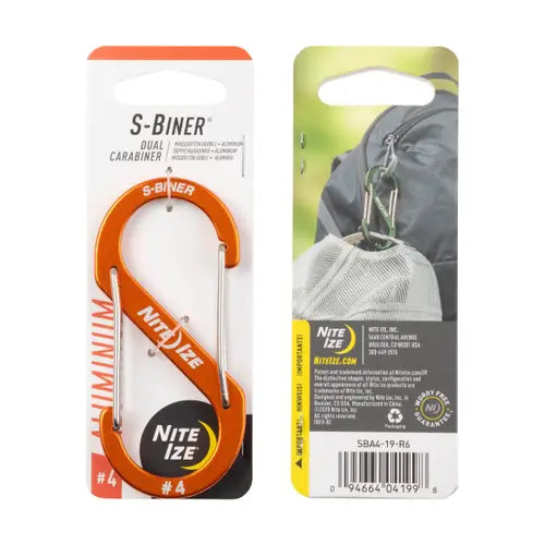 #4 S-Biner Aluminum Dual Carabiner