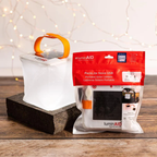 Inflatable solar lantern with multicolor light modes