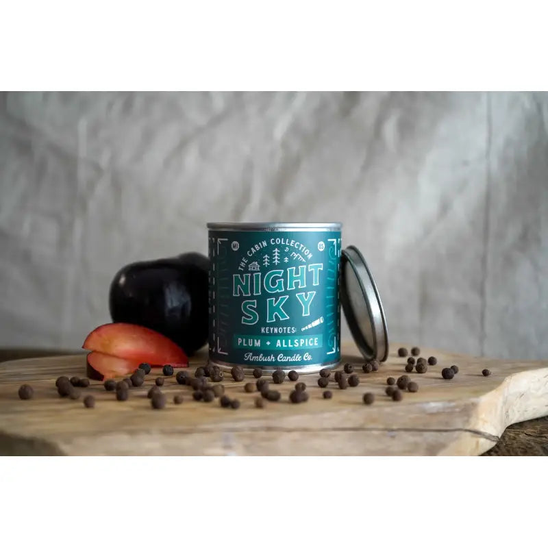 Night Sky - Plum and Allspice 8oz Soy Candle