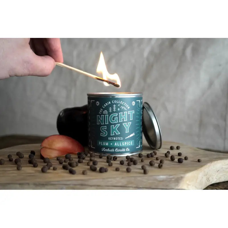 Night Sky - Plum and Allspice 8oz Soy Candle