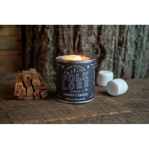 Folklore - S'mores+ Embers 8oz Soy Candle